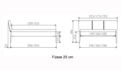 Varese-25-cm-Fusse